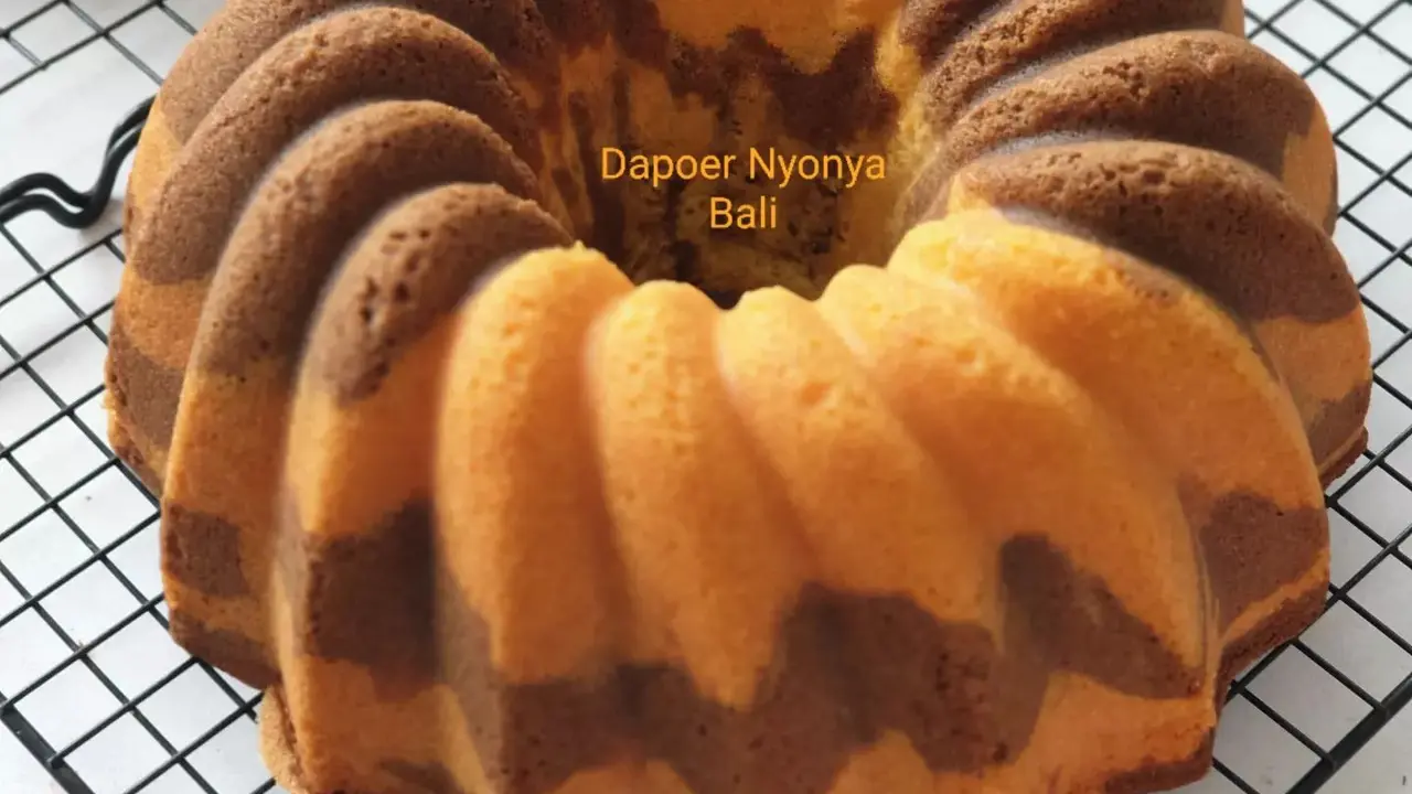 Resep Andalan Seller ManisdanSedap.com, Manfaatkan Putih Telur Jadi Marble Cake Super Lembut