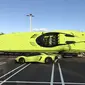 Lamborghini Aventador ini dijual sepaket dengan speedboat.(ist)