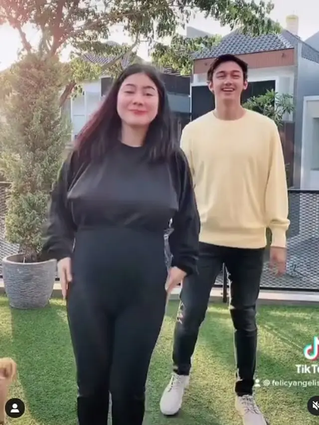 6 Potret Terbary Felicya Angelista dengan Baby Bumpnya yang Makin Besar