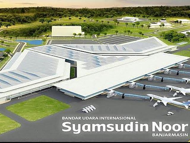 Begini Fasilitas Dan Desain Bandara Syamsudin Noor Banjarmasin Bisnis Liputan6 Com