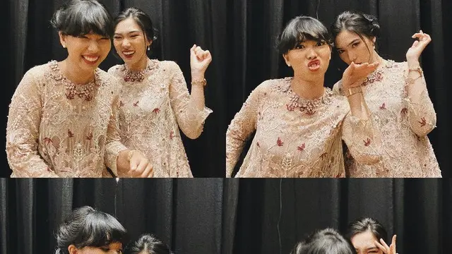 Gaya Fashion  Isyana Sarasvati Bersama sang Kakak, credit: @rarasekar