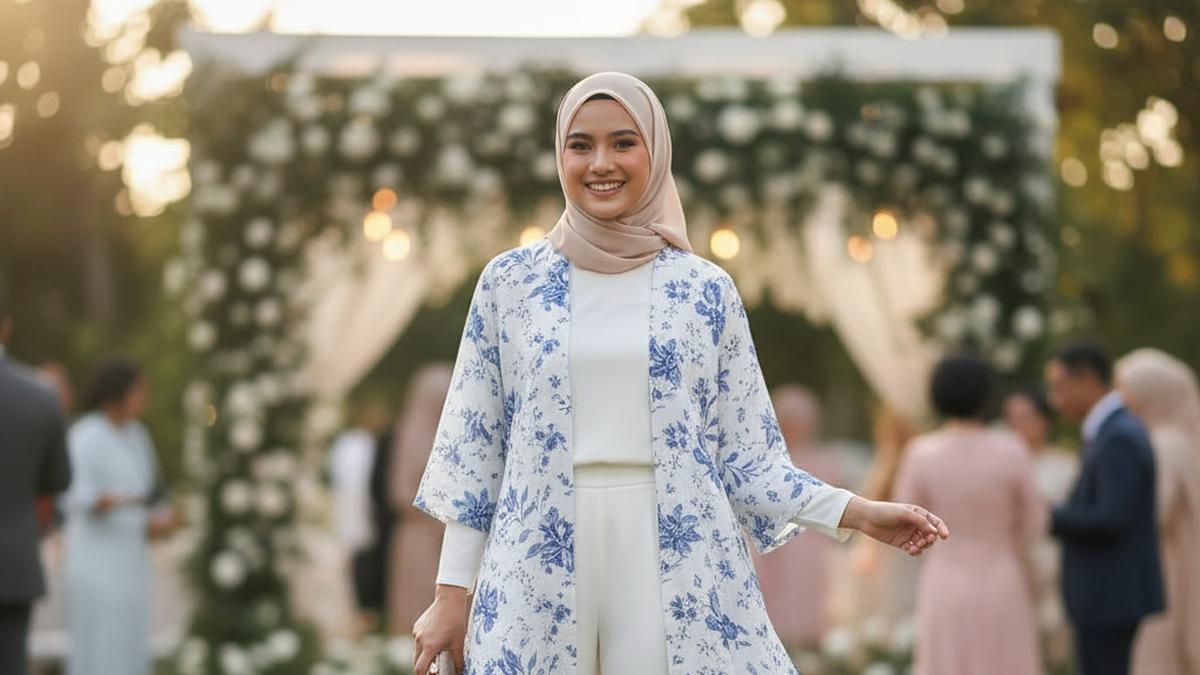 8 Rekomendasi Baju Batik Syar'i untuk Kondangan Outdoor, Anggun dan Nyaman