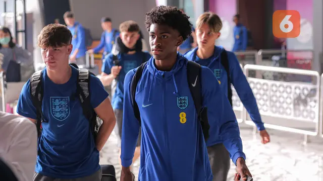 Kedatangan Timnas Inggris U-17