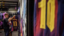 Sebelumnya, Lamine Yamal, yang baru berusia 18 tahun, menandatangani kontrak baru hingga 2031 dengan klub raksasa asal Catalan, Barcelona. (Manaure QUINTERO/AFP)