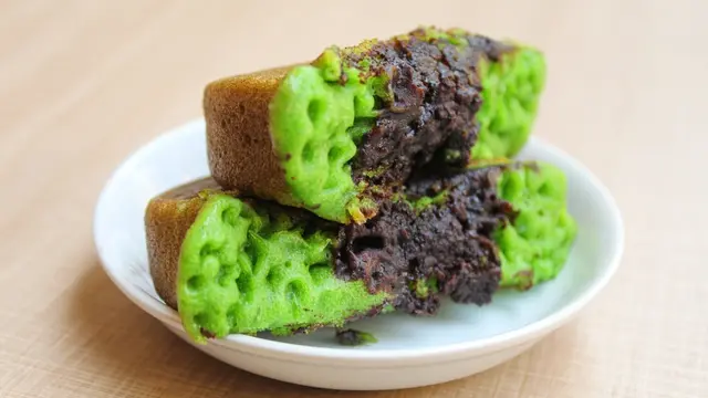 kue pukis pandan