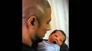Bayi laki-laki pasangan Marcell Siahaan-Rima Melati Adams itu diberi nama Seth Ananda Siahaan. (Liputan6.com/Faisal R Syam) 