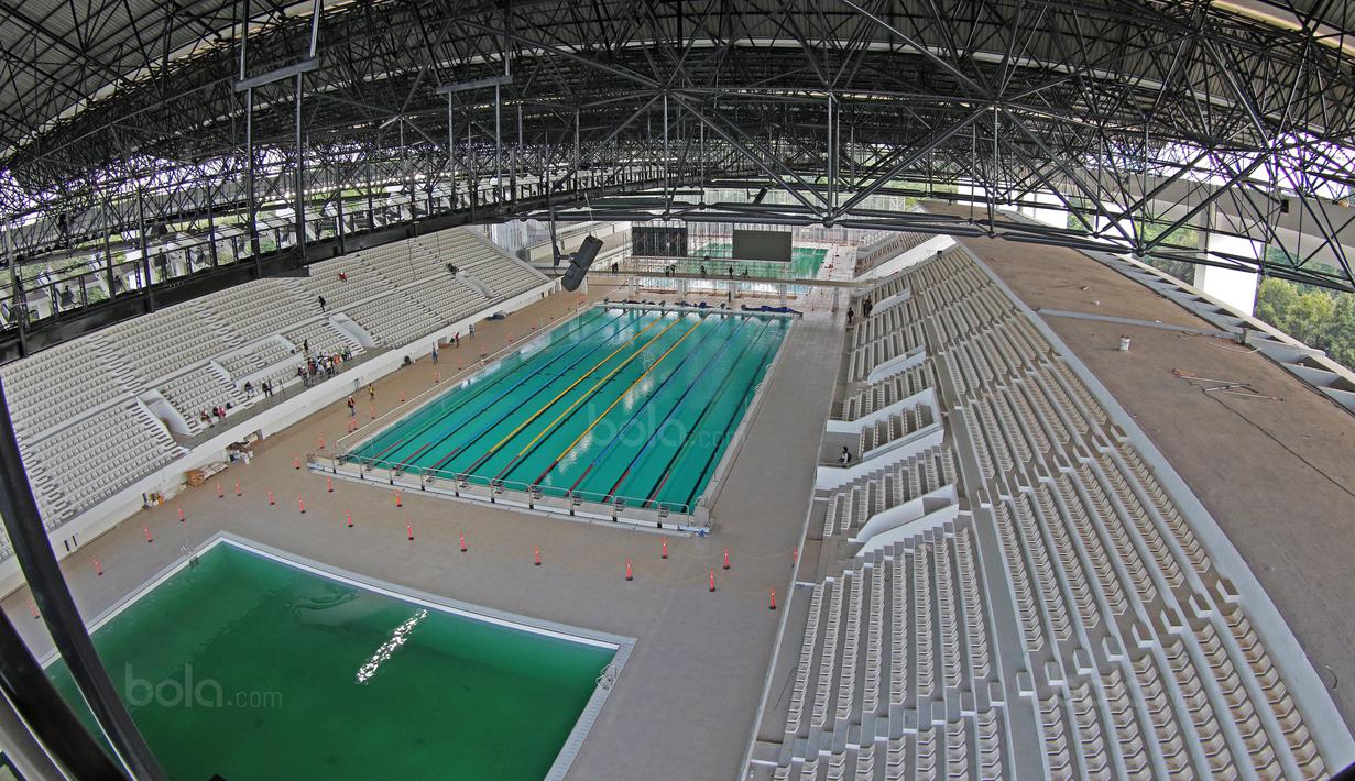 FOTO: Mengintip Indahnya Venue Aquatic Center Senayan - Asian Games