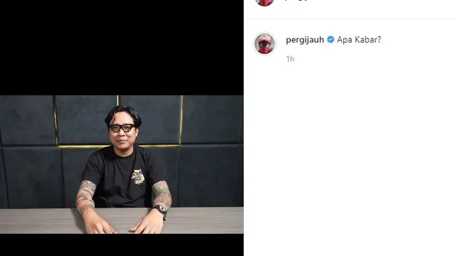 Gofar Hilman (Foto: Instagram/@pergijauh)