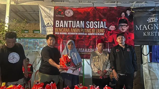 Bencana Beruntun Terjang Cilacap, Akses Terputus: Tim Kaisar KKSP Salurkan Bantuan Sembako