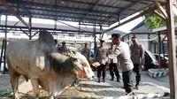 Polres Pemalang Pastikan 24 Hewan Kurban Aman dari PMK dan Layak Konsumsi Sebelum Dibagikan