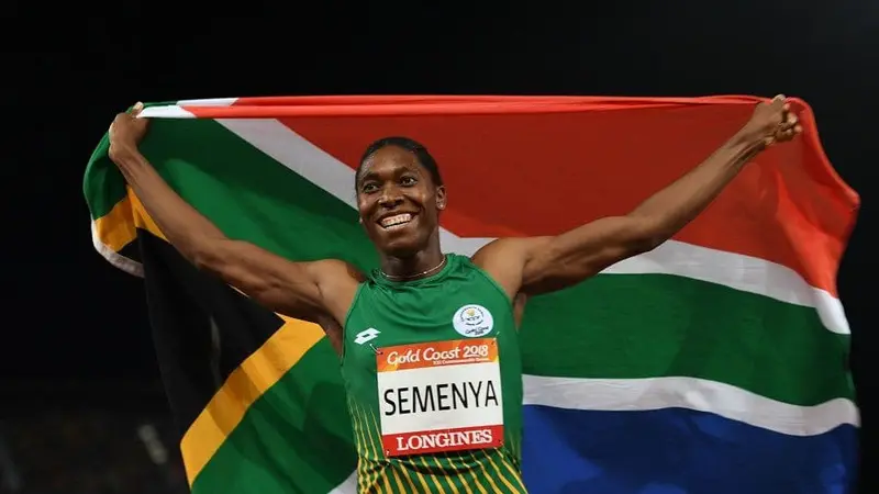 Pelari jarak menengah asal Afrika Selatan, Caster Semenya dilarang berlomba karena masalah hormon