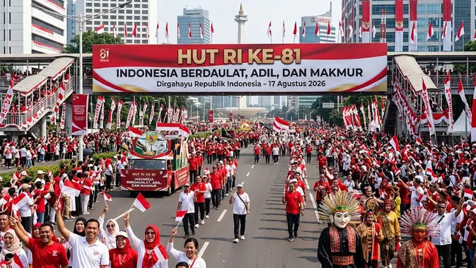Jadwal Pesta Rakyat HUT RI ke-81 di Monas hingga Bundaran HI