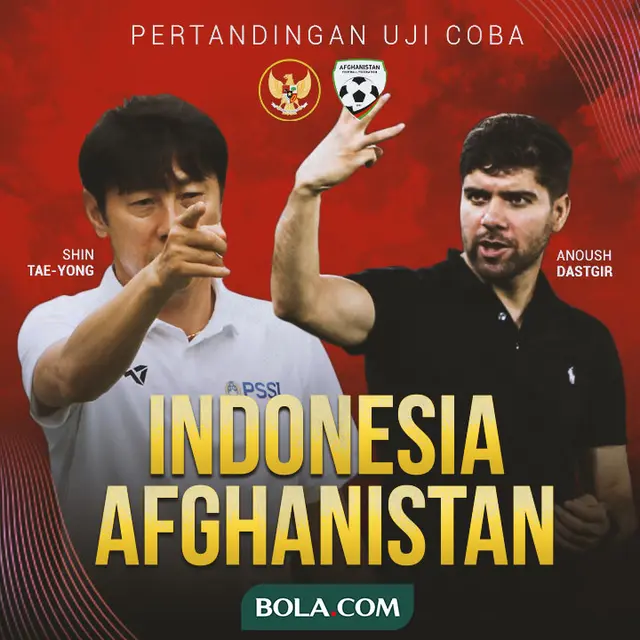 Uji Coba - Timnas Indonesia Vs Afghanistan - Head to Head Pelatih
