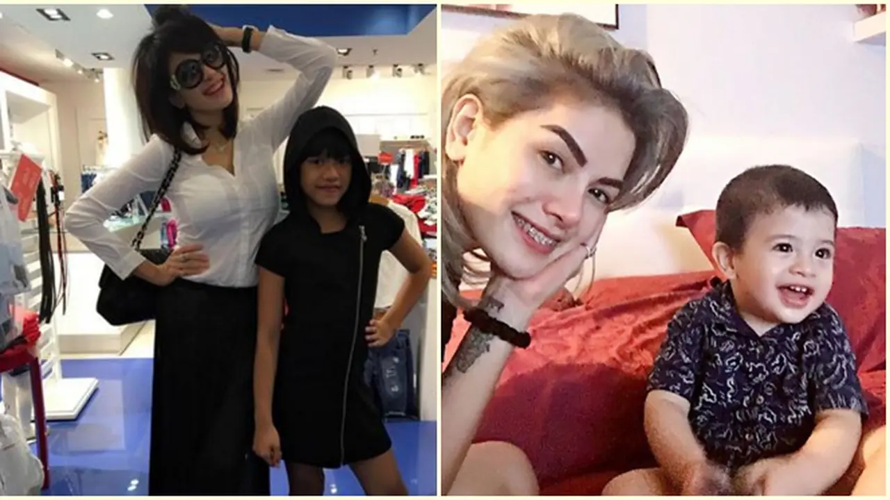 [Bintang] Nikita Mirzani dan anak-anak