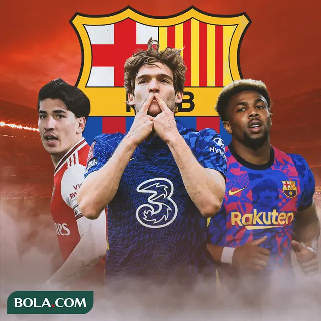 Barcelona - Hector Bellerin, Marcos Alonso, Adama Traore