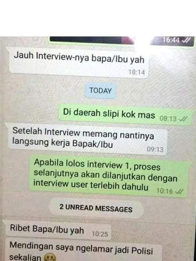 6 Chat Pelamar Kerja Kurang Sopan Ini Bikin Emosi