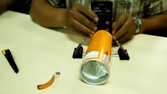 Berikut ini cara mudah membuat speaker dari kaleng bekas di jamin suara ponsel anda semakin kencang