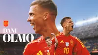 Timnas Spanyol - Ilustrasi Dani Olmo (Bola.com/Adreanus Titus)