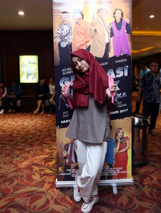 Arafah, menjadi salah satu pemain di film ini merasa tidak ada rasa canggung ketika berakting. Bahkan terdapat beberapa scene yang menurutnya lucu, terlebih saat dirinya beradu akting dengan aktor senior, Jaja Miharja. (Nurwahyunan/Bintang.com)