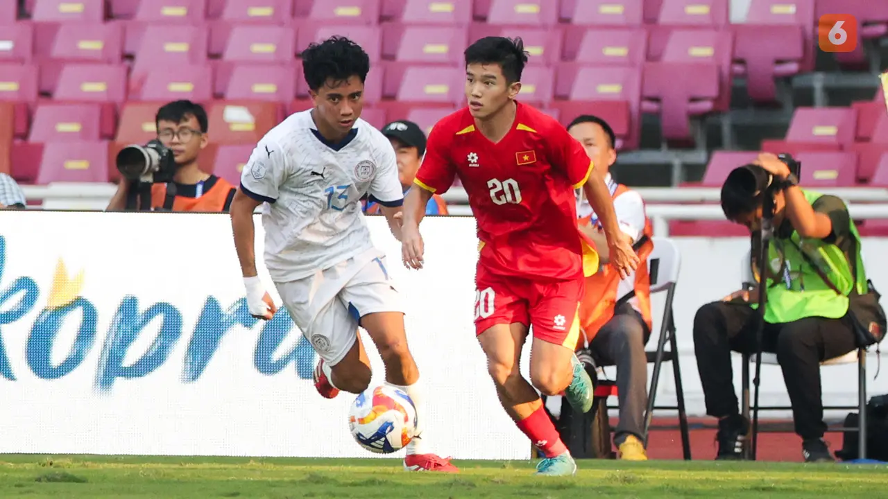 Foto: Jinakkan Filipina, Timnas Vietnam U-23 Kunci Satu Tempat di Final Piala AFF U-23 2025