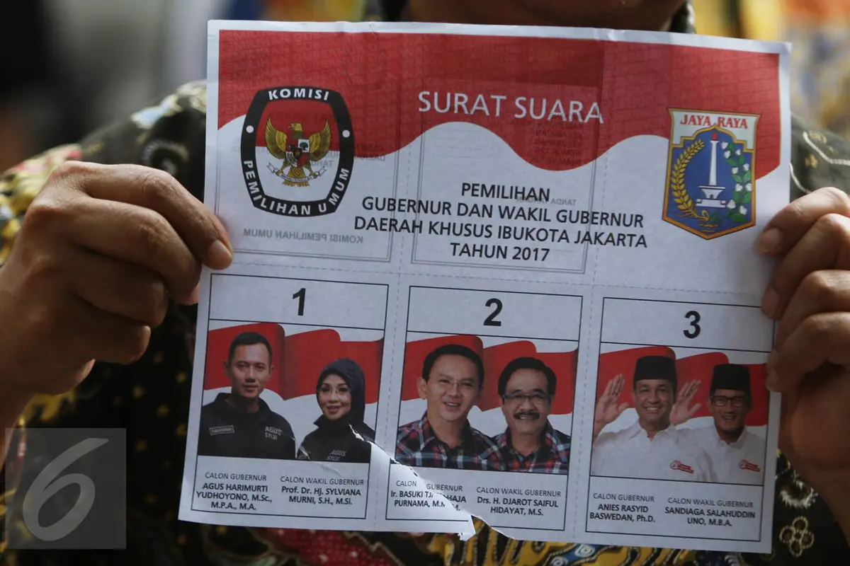  Hasil Suara Pilkada DKI