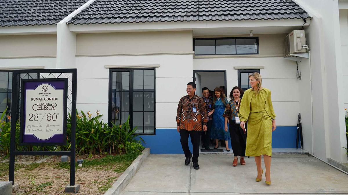Ke Bekasi, Ratu Maxima Sambangi Perumahan Bersubsidi untuk Keluarga Berpenghasilan Rendah