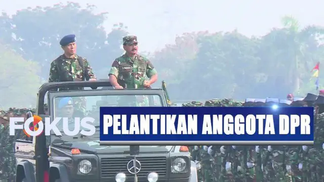 Dalam pelantikan DPR dan DPD 1 Oktober, penempatan pasukan TNI diperlebar hingga ke titik-titik yang sebelumnya tidak dijaga anggota TNI.
