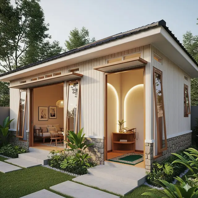 Rumah dengan Mushola Kecil