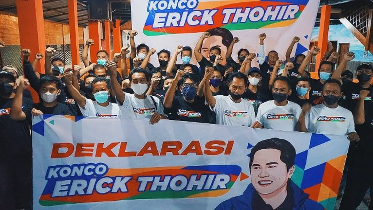 Konco Erick Thohir Mengalir di Jawa Timur Beri Dukungan Capres