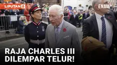 Raja Charles III Dilempari Telur