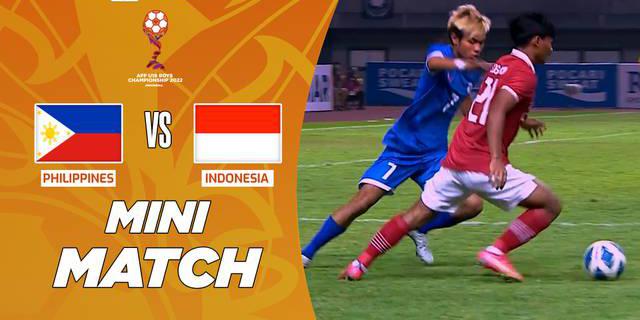 VIDEO: Beragam Momen Penting Saat Timnas Indonesia U-19 Gilas Filipina di Piala AFF U-19 2022