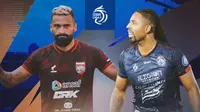 BRI Liga 1 - Duel Striker - Borneo FC Vs Arema FC (Bola.com/Adreanus Titus)