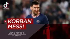 Berita video TikTok tentang lima klub yang sering dijebol oleh Lionel Messi di ajang Liga Champions.