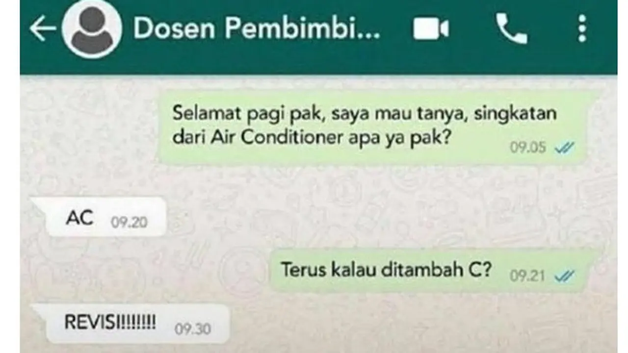 6 Chat Lucu Mahasiswa Merayu Dosen Pembimbing Skripsi, Kocak Banget