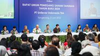 Rapat Umum Pemegang Saham Tahunan PT Unilever Indonesia Tbk (UNVR), Selasa (3/6/2025). (Foto: Unilever Indonesia)