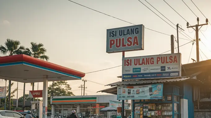 Ilustrasi Usaha Pulsa di Dekat SPBU