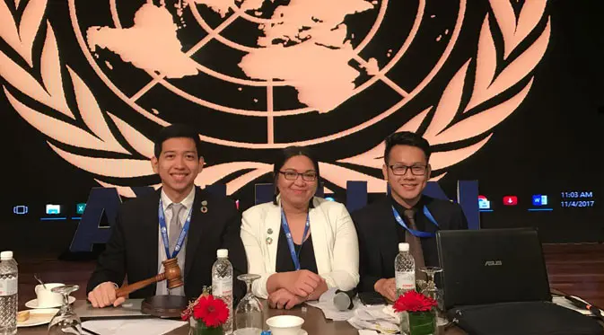 Mahasiswa President University, Rizki Nugraha ditunjuk oleh Asia Youth International Model United Nations (AYIMUN) sebagai wakil Indonesia.