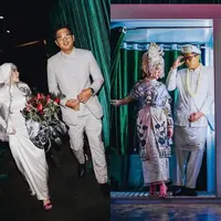 Lihat lagi penampilan Sivia Azizah yang menikah dengan sentuhan adat minang. Tampil simple dan edgy dengan gaya hijab turban andalan.
