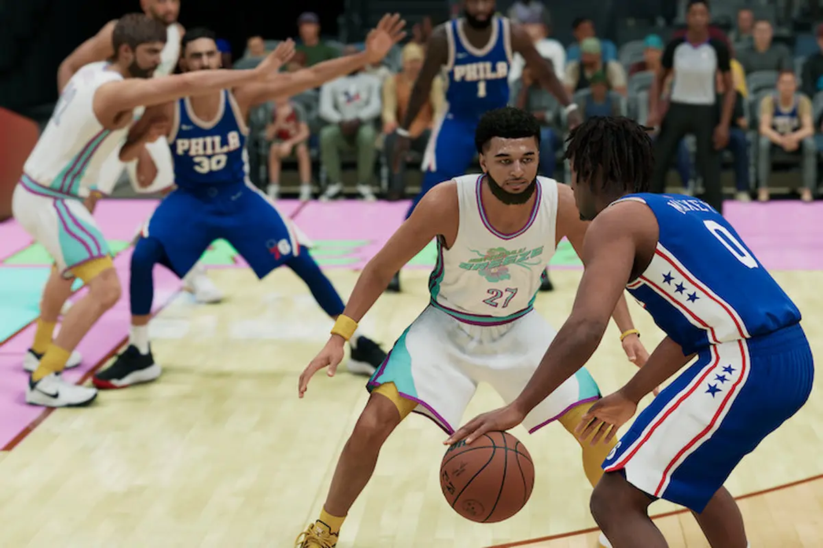 Tampilan Video Game NBA 2K22