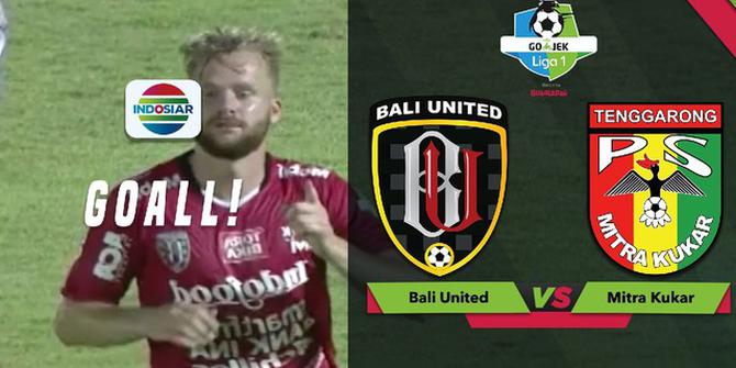 VIDEO: Gol Penentu Kemenangan Bali United atas Mitra Kukar