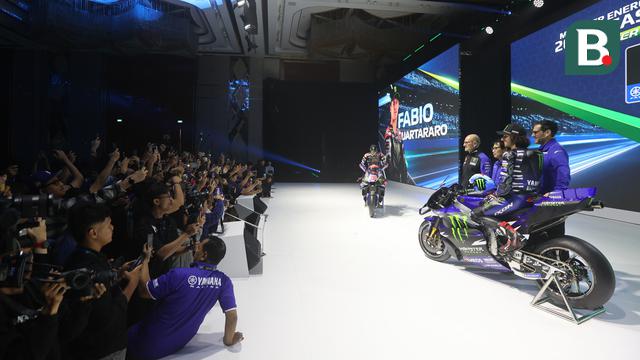 Foto: Fabio Quartararo dan Alex Rins Pamer Mesin V4 Baru Motor Yamaha Untuk MotoGP 2026