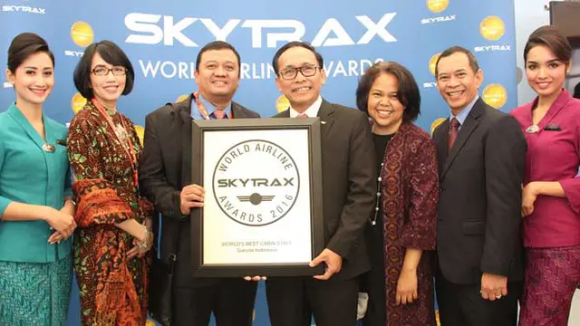 Kali Ketiga, Garuda Raih World's Best Cabin Crew dari Skytrax