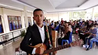 Sarfin Samada peserta audisi Liga Dangdut Indonesia dari Kendari.