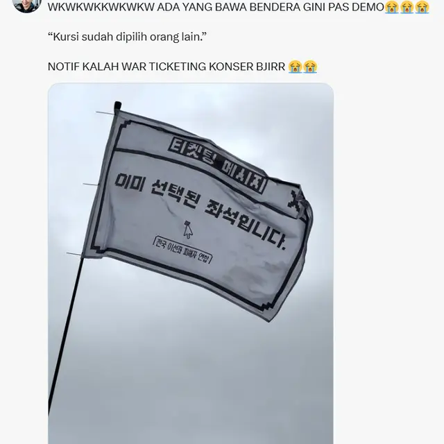 6 Potret Poster Demo di Korea Selatan Ini Bikin Senyum, Relate dengan Netizen Indo