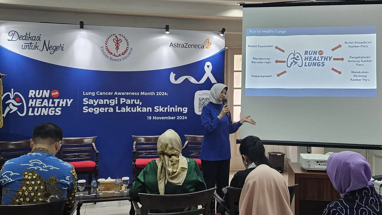 Tanggal 1 Desember 2024, Yayasan Kanker Indonesia bersama BI menggelar Run for Healthy Lungs di CFD Jakarta untuk tingkatkan kesadaran soal kanker paru.