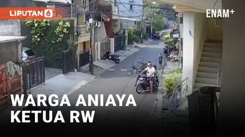 VIDEO: Seorang Pemilik Warung Aniaya Ketua RW Hingga Alami Patah Kaki, Karena Tak Terima Ditegur