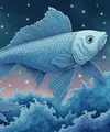 logo ramalan zodiak pisces (sumber: AI generated)