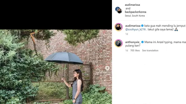 6 Komentar Lucu Anthony Xie di Postingan Reka Adegan Audi Marissa, Bikin Ngakak