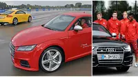Audi juga menghadiahi seluruh pemain dan ofisial klub dengan model terkini yang bebas dipilih.