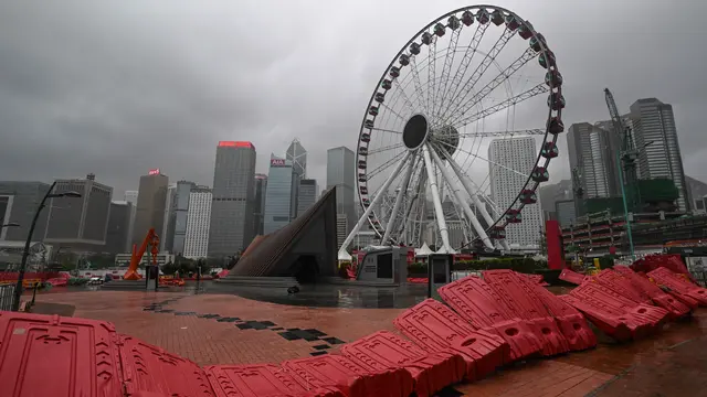 Terancam Topan Wipha, Hong Kong Keluarkan Sinyal Peringatan T10